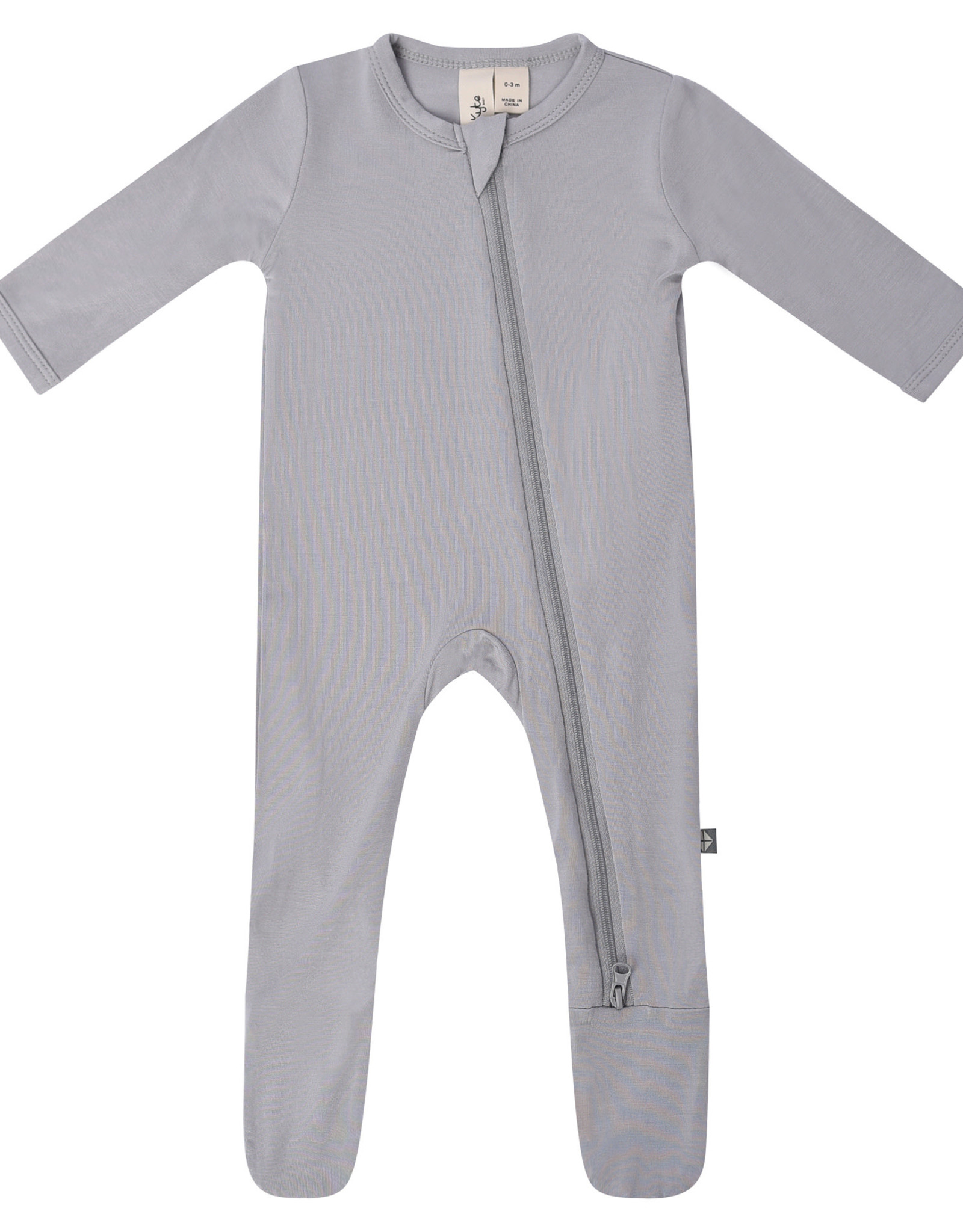 Kyte Baby zippered footie- storm