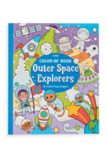 OOLY outer space color-in' book