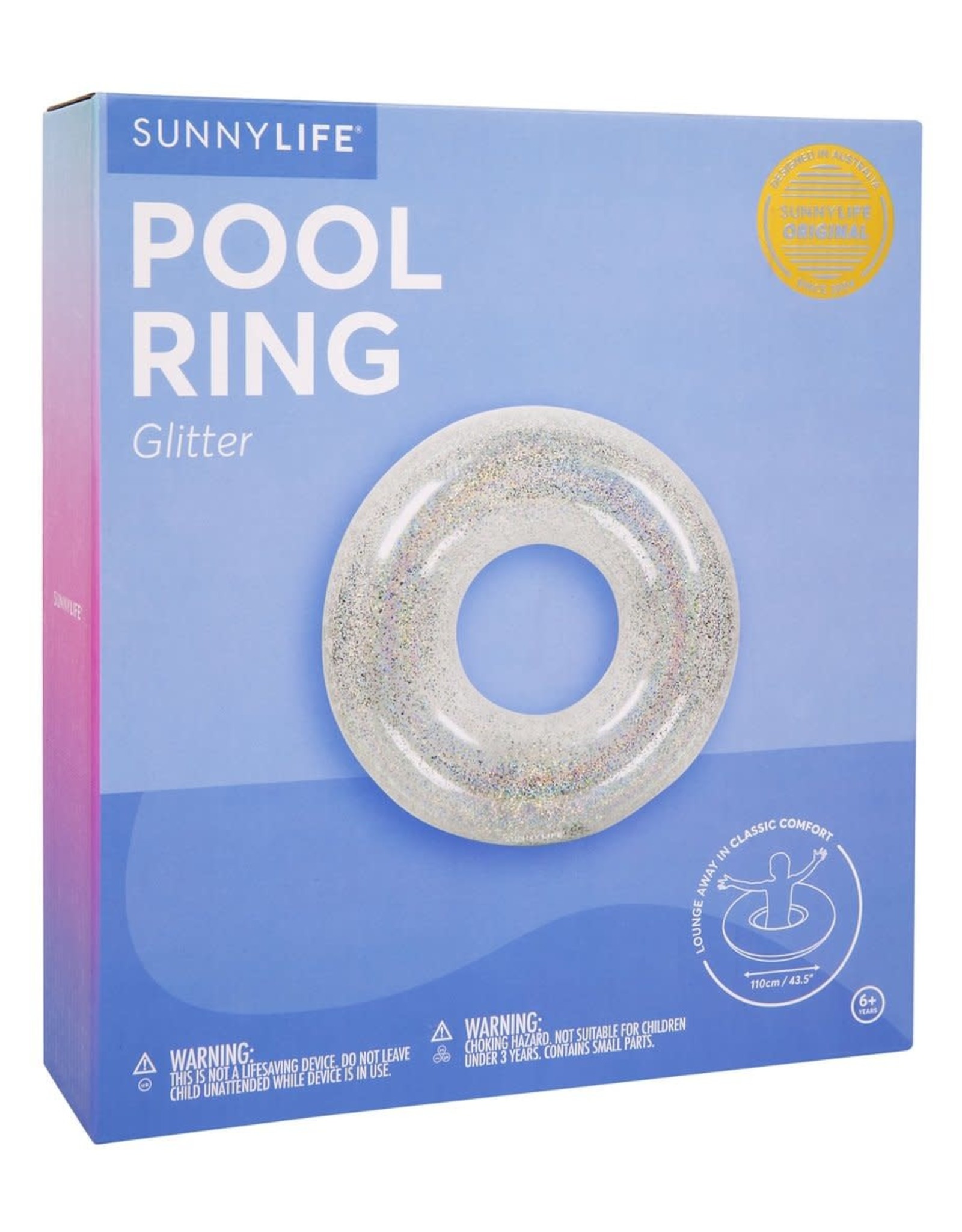 pool ring glitter
