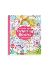 OOLY enchanting unicorns color-in' book