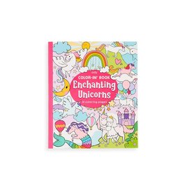 OOLY enchanting unicorns color-in' book