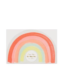 Meri Meri neon rainbow napkins