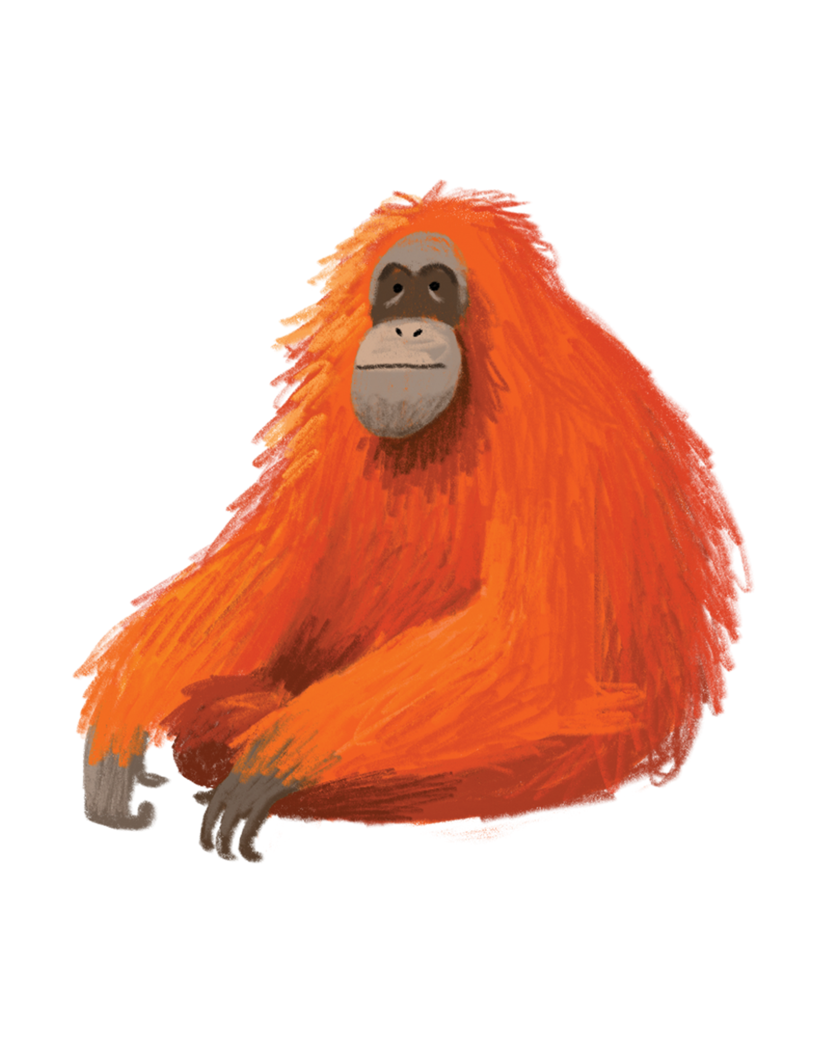 Tattly tattoo pair- orangutan