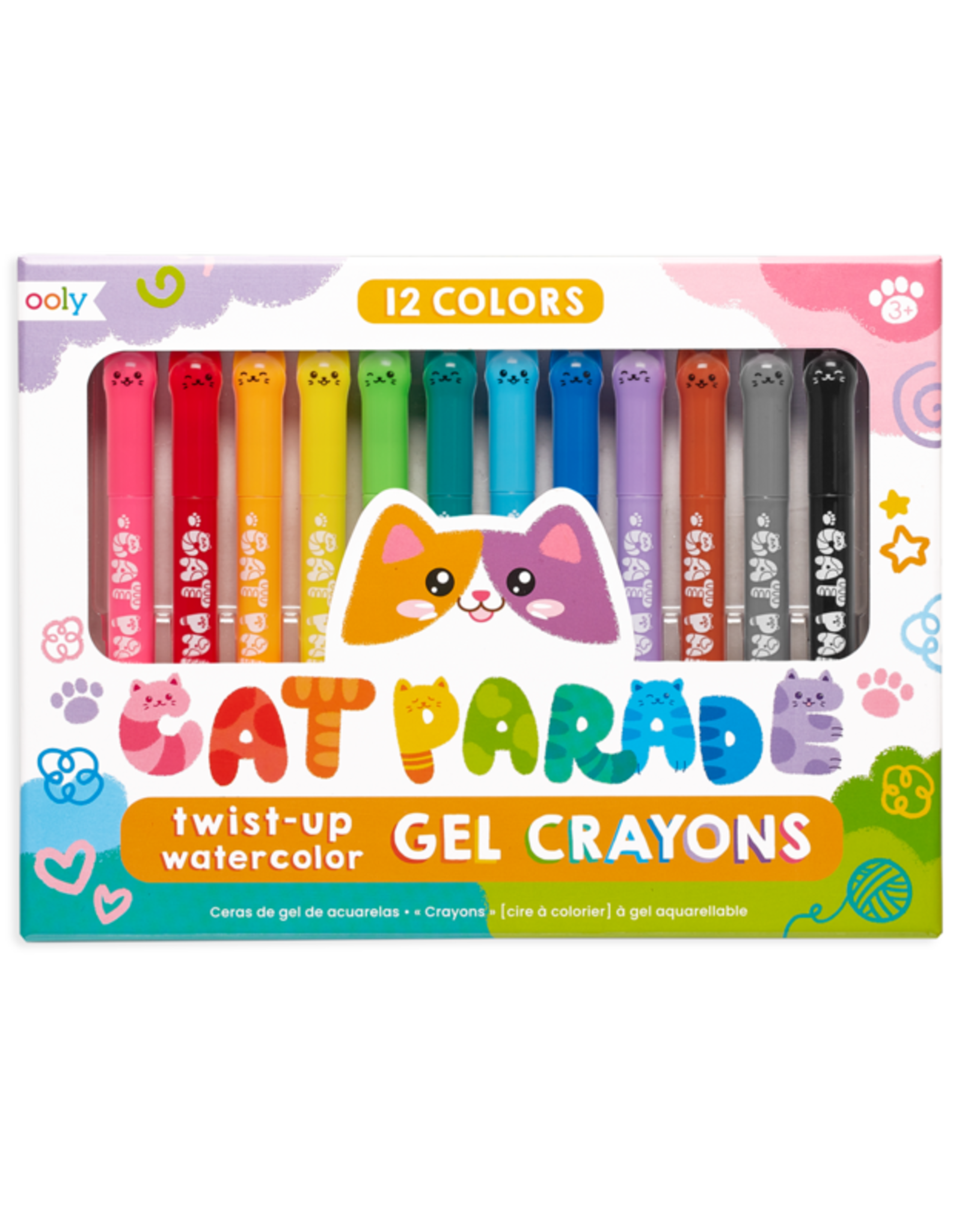OOLY cat parade gel crayons