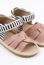 Little Bipsy Collection isla sandals- blush and black stripe
