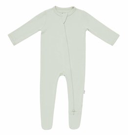 Kyte Baby zippered footie- aloe