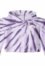 Tiny Whales purple skies hoodie