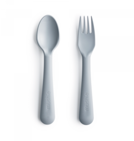 Mushie spoon/fork- cloud