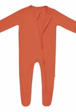 Kyte Baby zippered footie- clementine