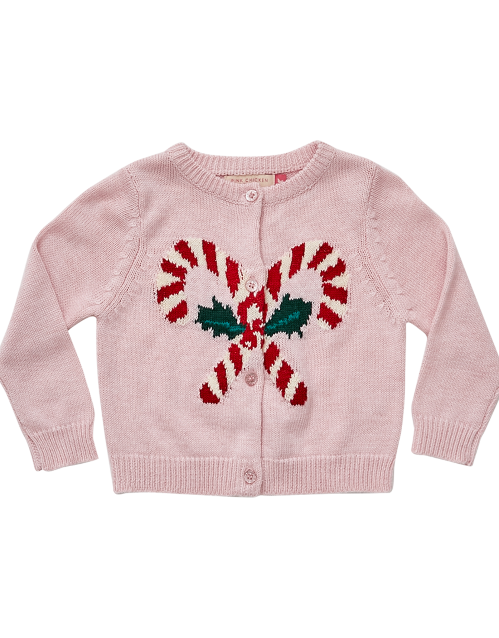 baby sweater- candy cane - The Little 
