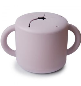 Mushie snack cup- lilac