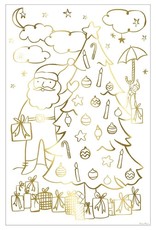 Meri Meri christmas coloring poster