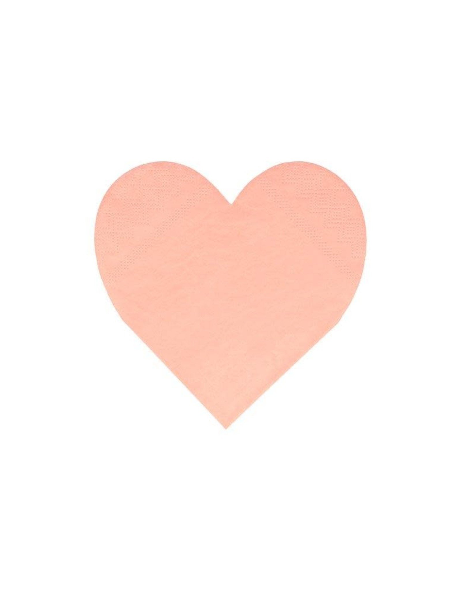 Meri Meri pink heart napkins