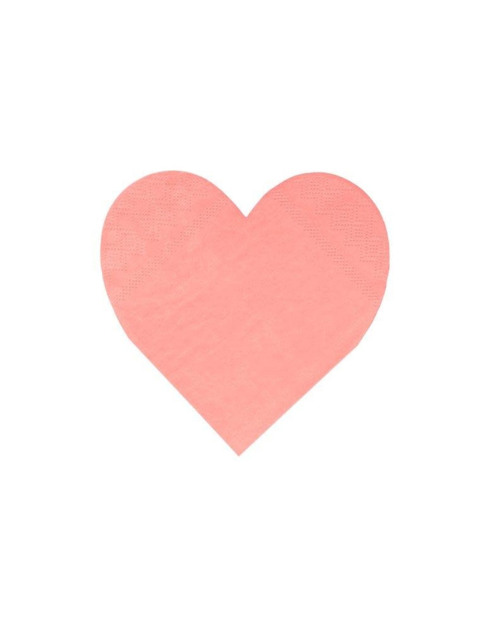 Meri Meri pink heart napkins