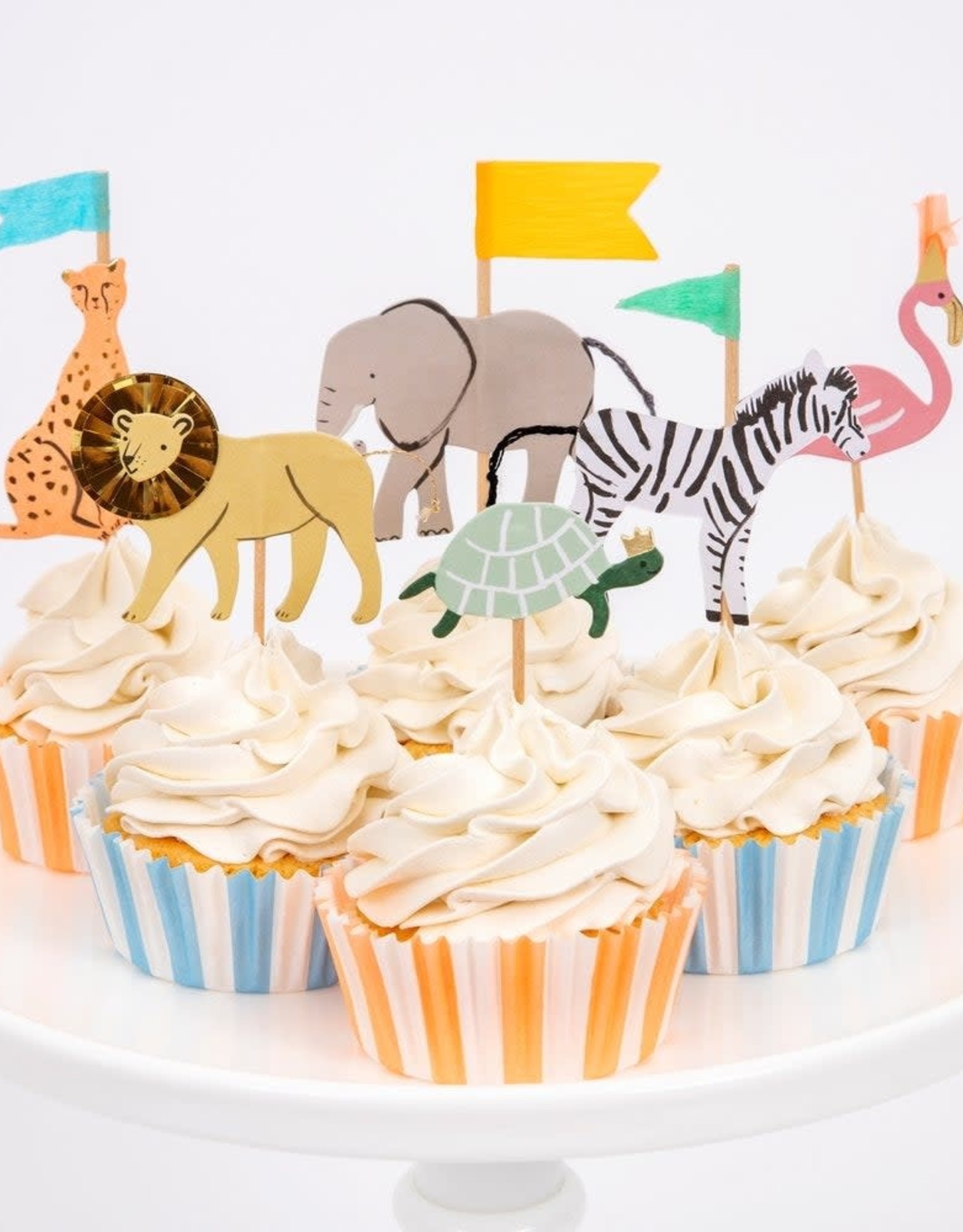 Meri Meri safari animals cupcake kit