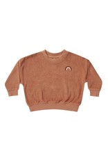 Rylee and Cru crewneck- terracotta