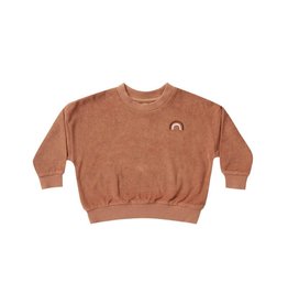 Rylee and Cru crewneck- terracotta