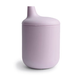 Mushie silicone sippy cup- lilac