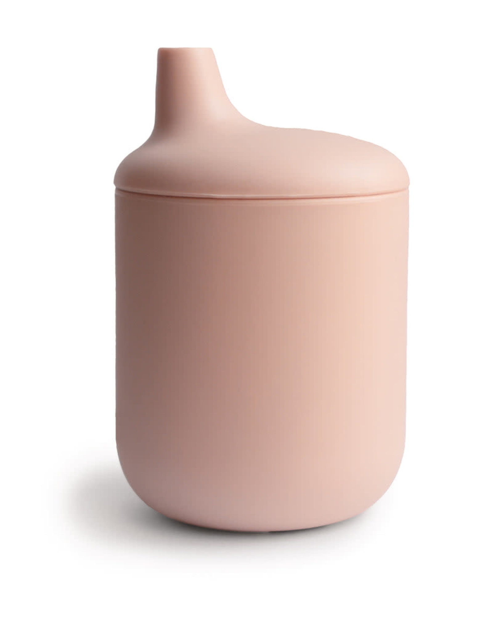 Mushie silicone sippy cup- blush