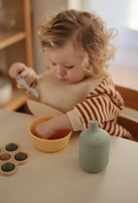 Mushie silicone sippy cup- cambridge blue