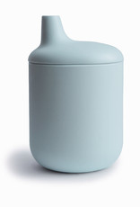 Mushie silicone sippy cup- powder blue