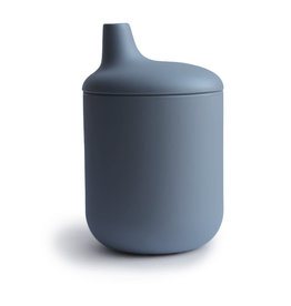 Mushie silicone sippy cup- tradewinds