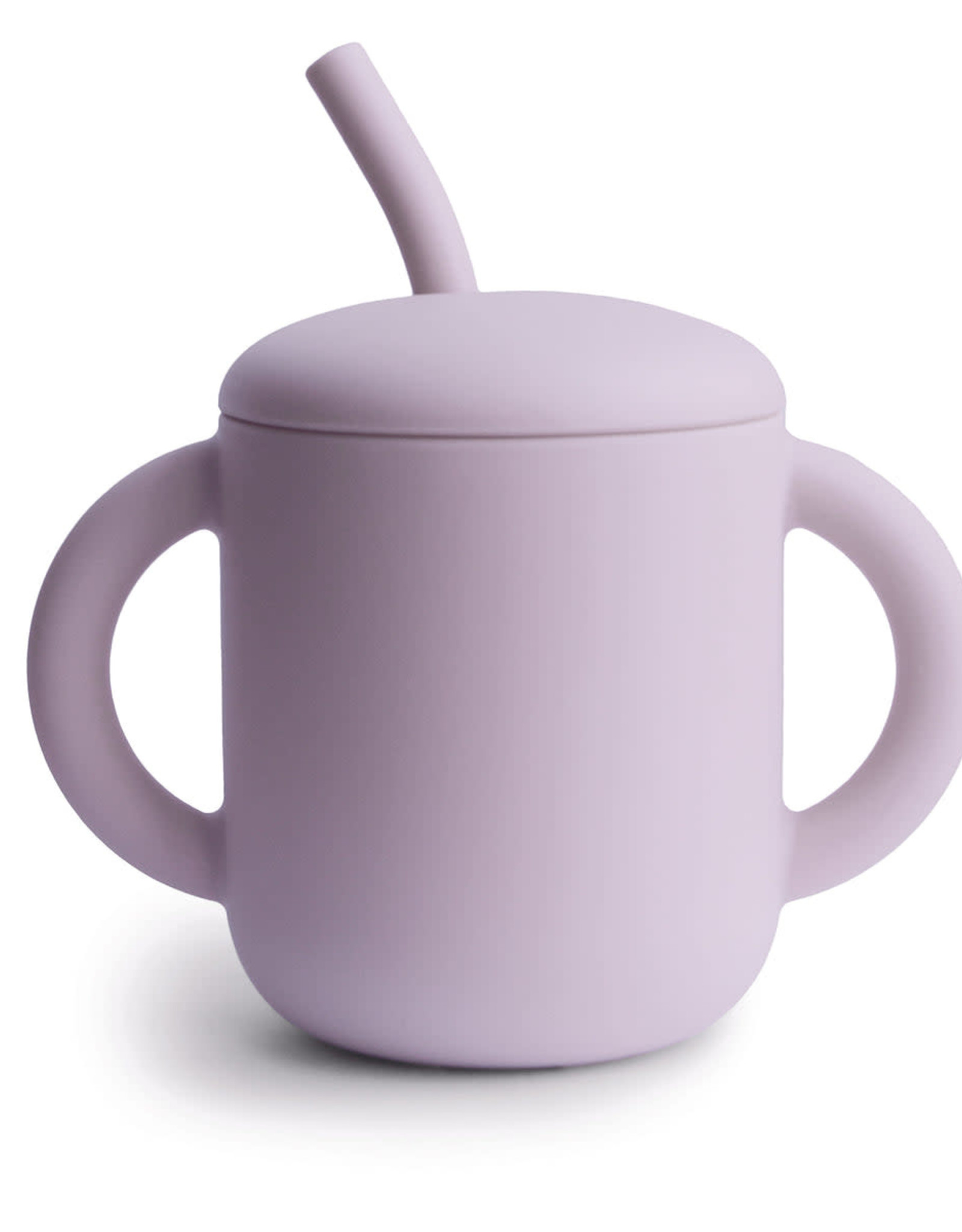Mushie training cup & straw- lilac