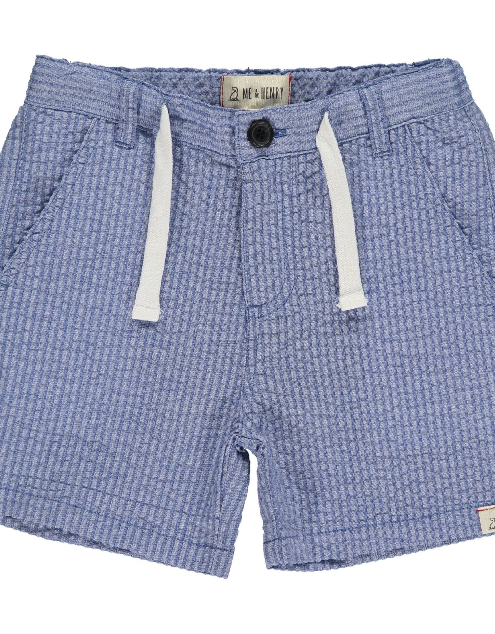 Me & Henry crew short- blue