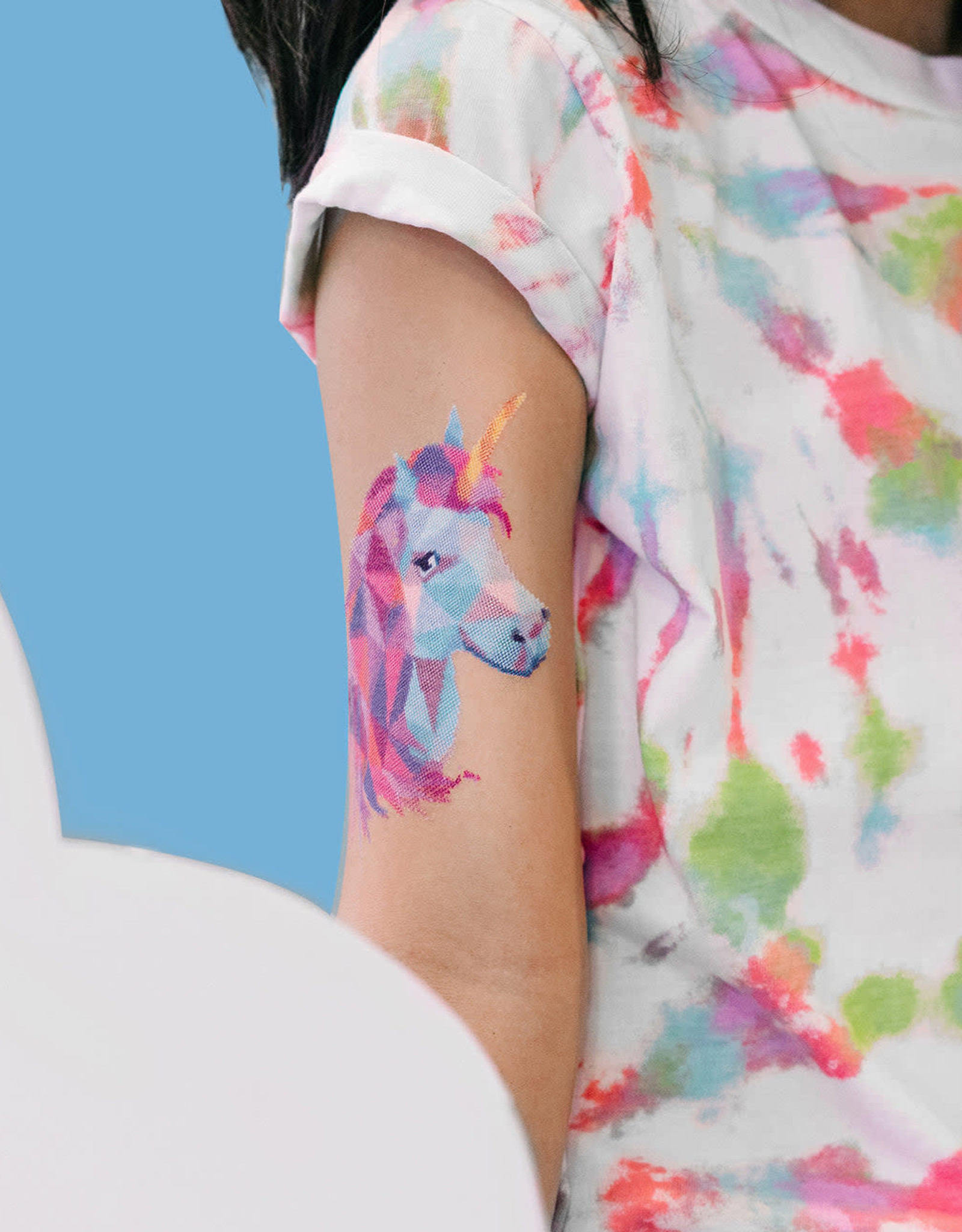 Tattly tattoo pair- stitched unicorn