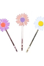 Lilies & Roses pastel flower bobbypins