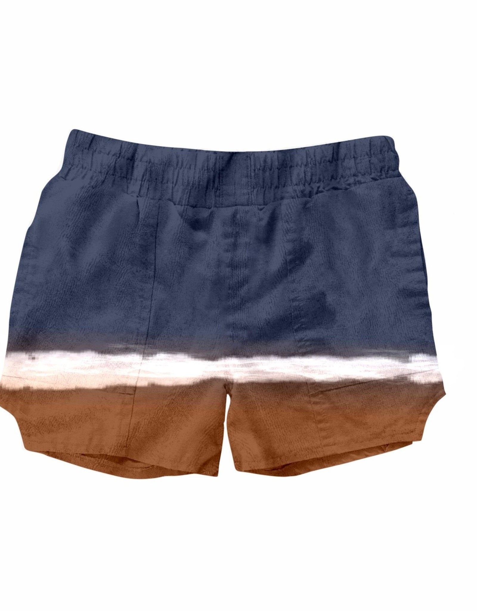 Tiny Whales dad short- rust