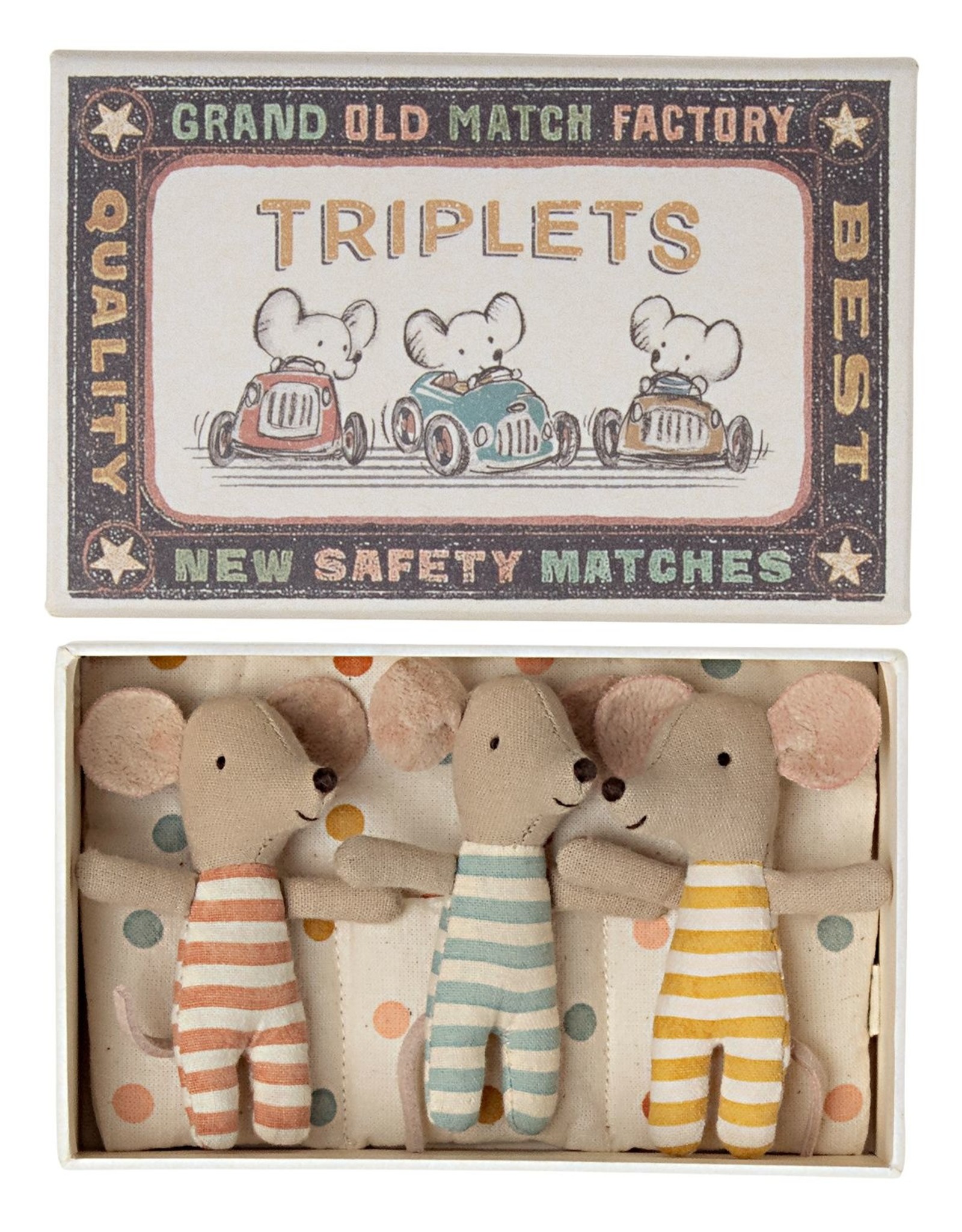 Maileg triplets, baby mice