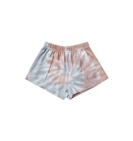 Rylee and Cru short- rainbow tie dye