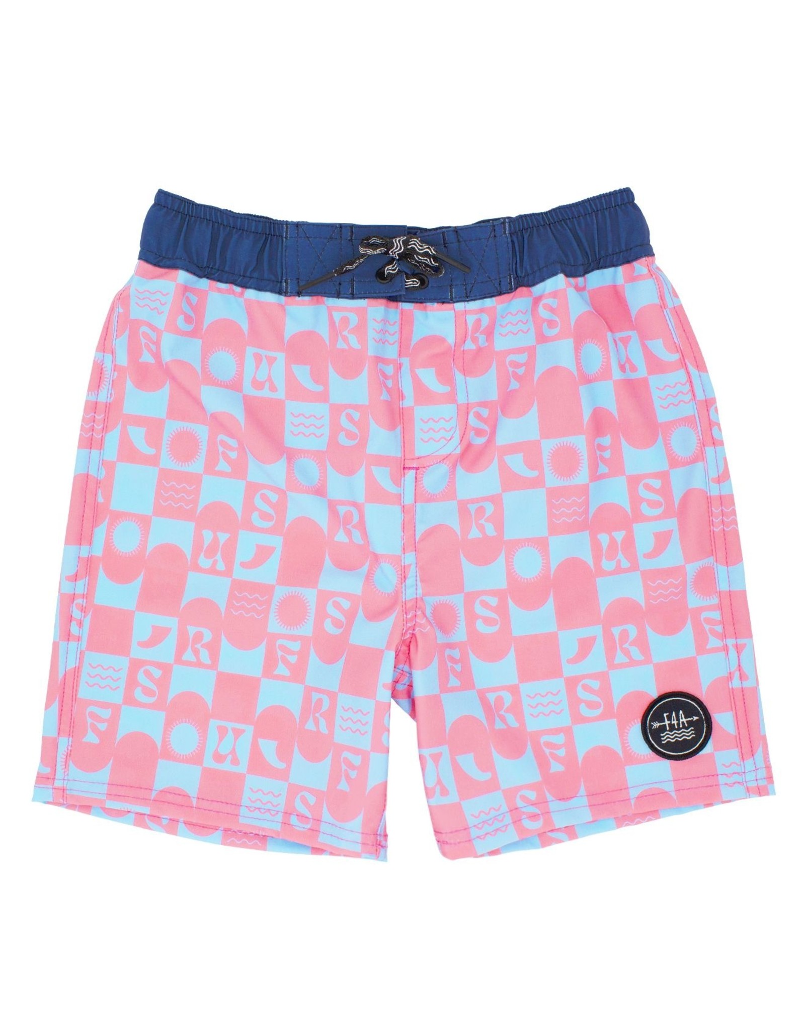 Feather 4 Arrow retro surf boardshorts