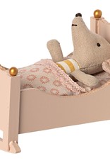Maileg cradle, mouse- rose
