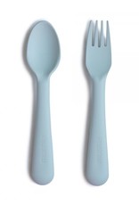 Mushie spoon/fork- blue