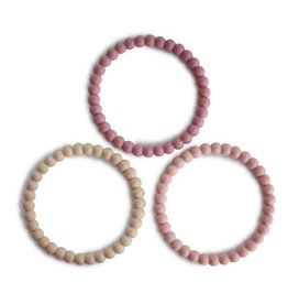 Mushie teething bracelets- pinks