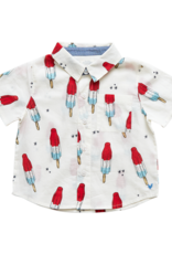 Pink Chicken jack shirt- rocket pop