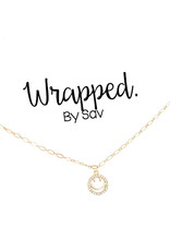 Wrapped by Sav happy choker- gold