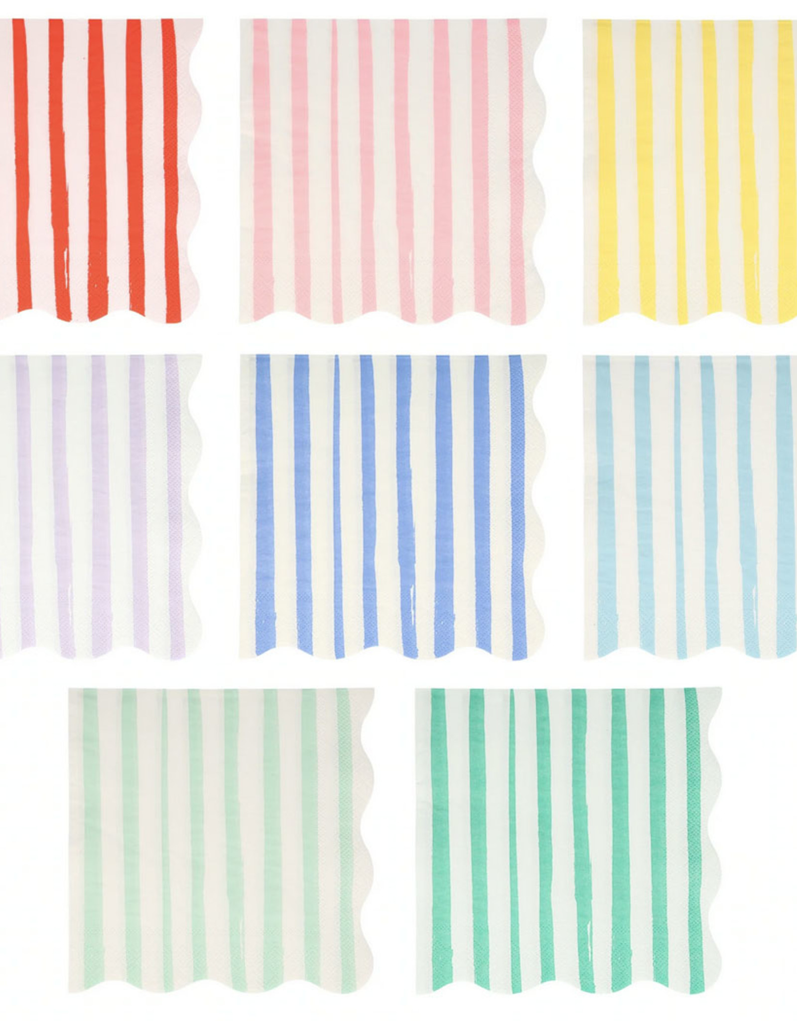 Meri Meri mixed stripe napkins- small