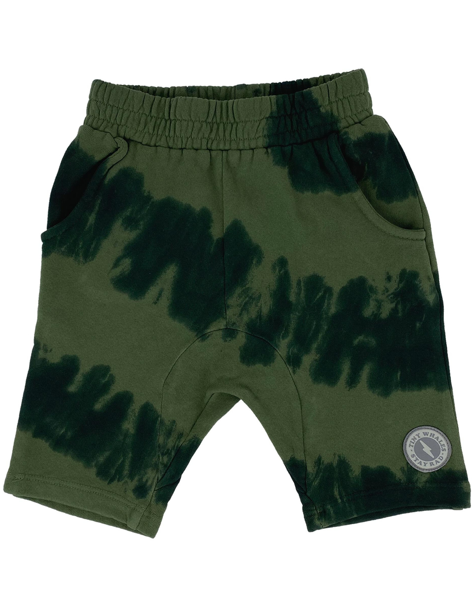 Tiny Whales jungle short- green