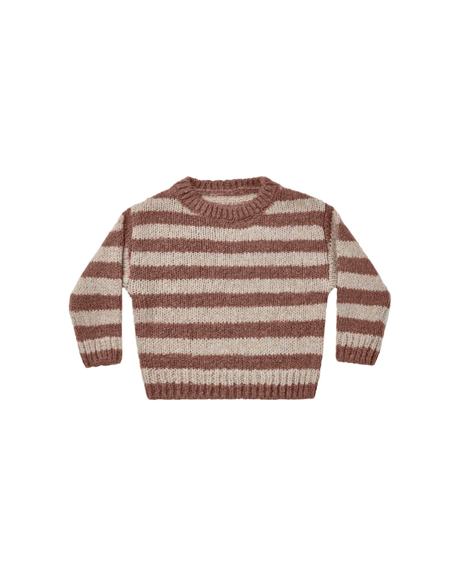 Rylee and Cru aspen sweater- mocha stripe