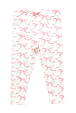 Pink Chicken organic leggings- bows