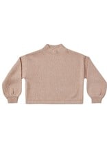 Rylee and Cru knit sweater- heathered rose