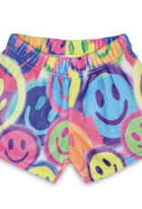 iScream plush shorts- spray paint smiles