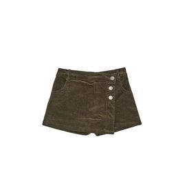 Rylee and Cru asymmetrical skort- army