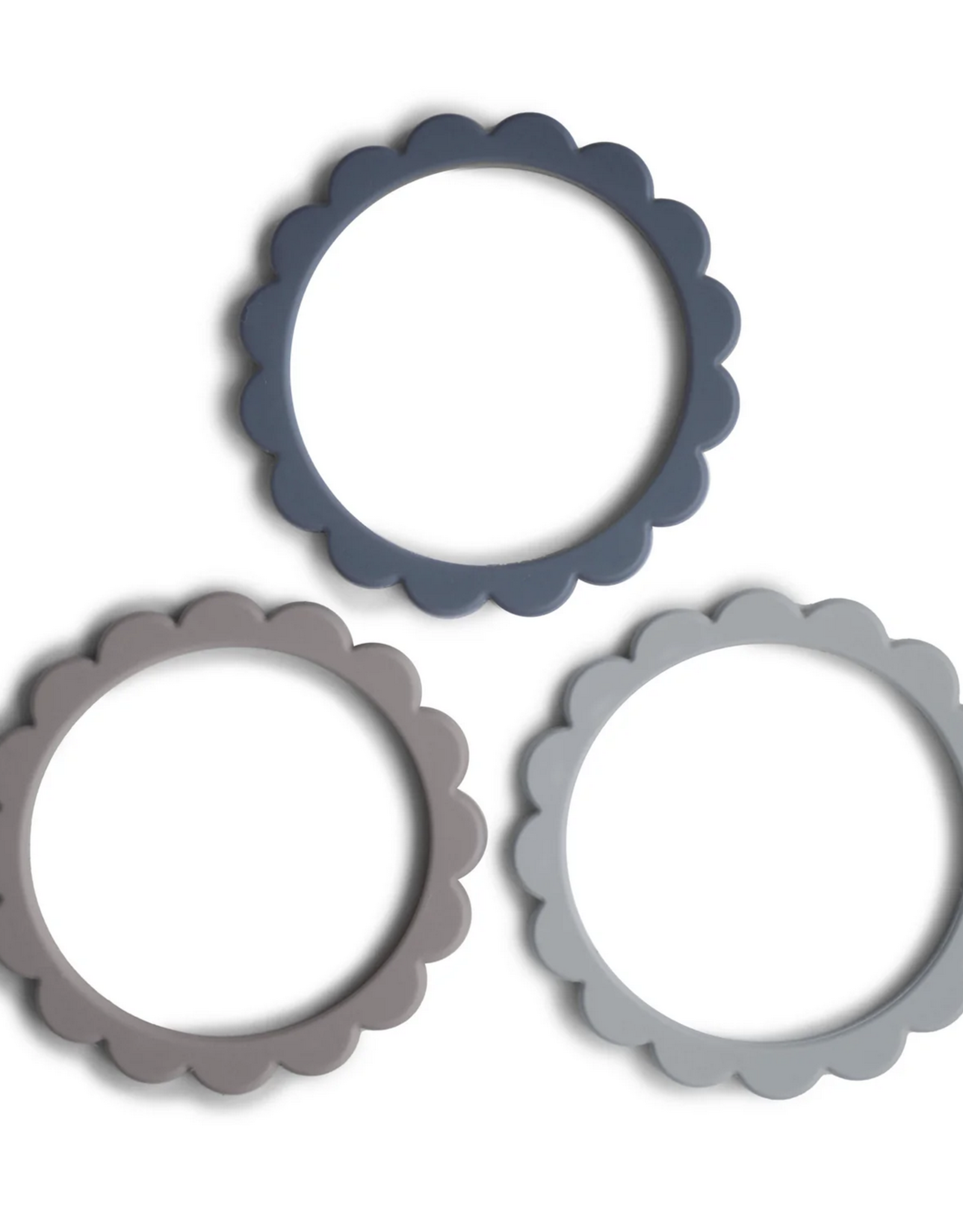 Mushie teething bracelets- steel