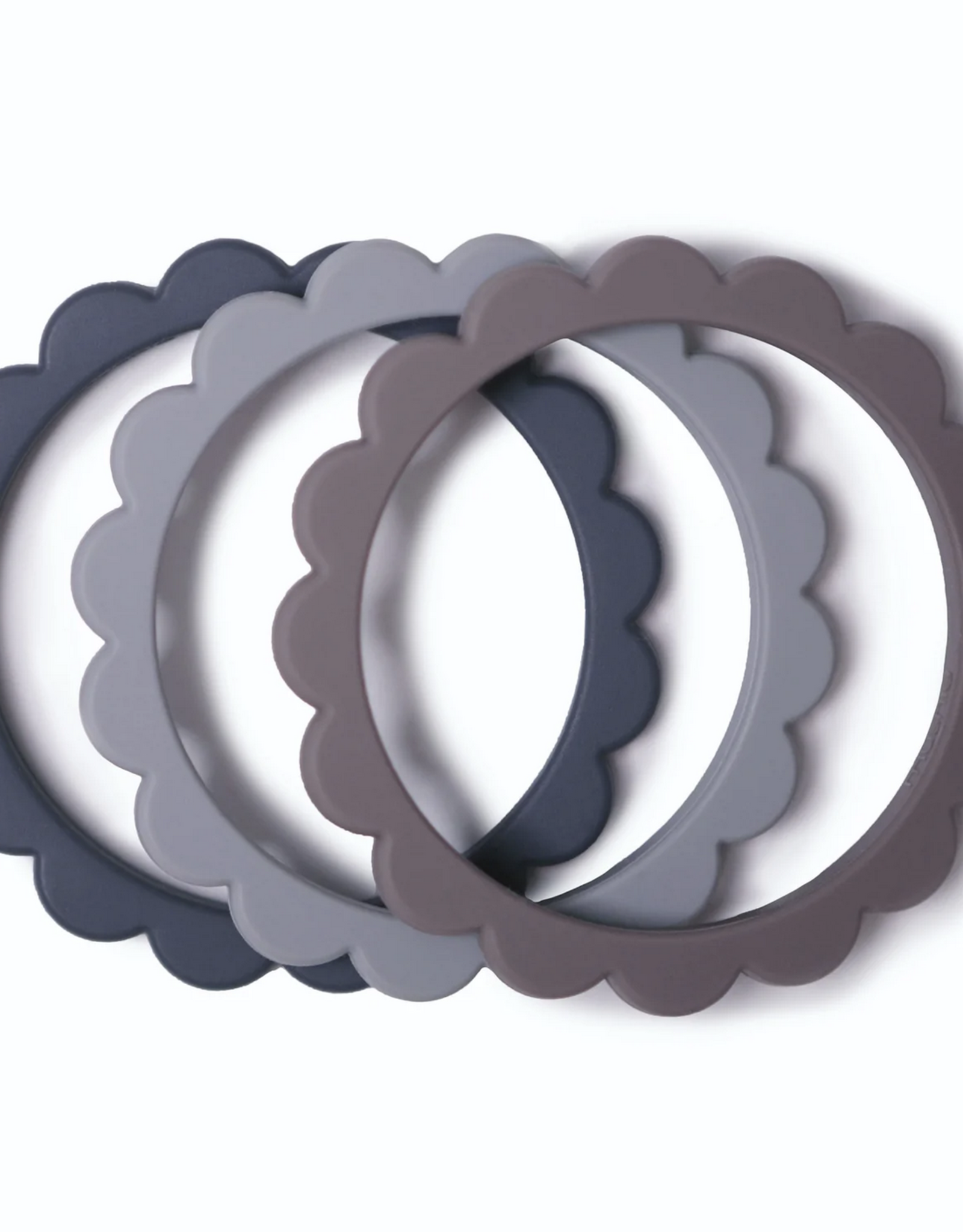 Mushie teething bracelets- steel