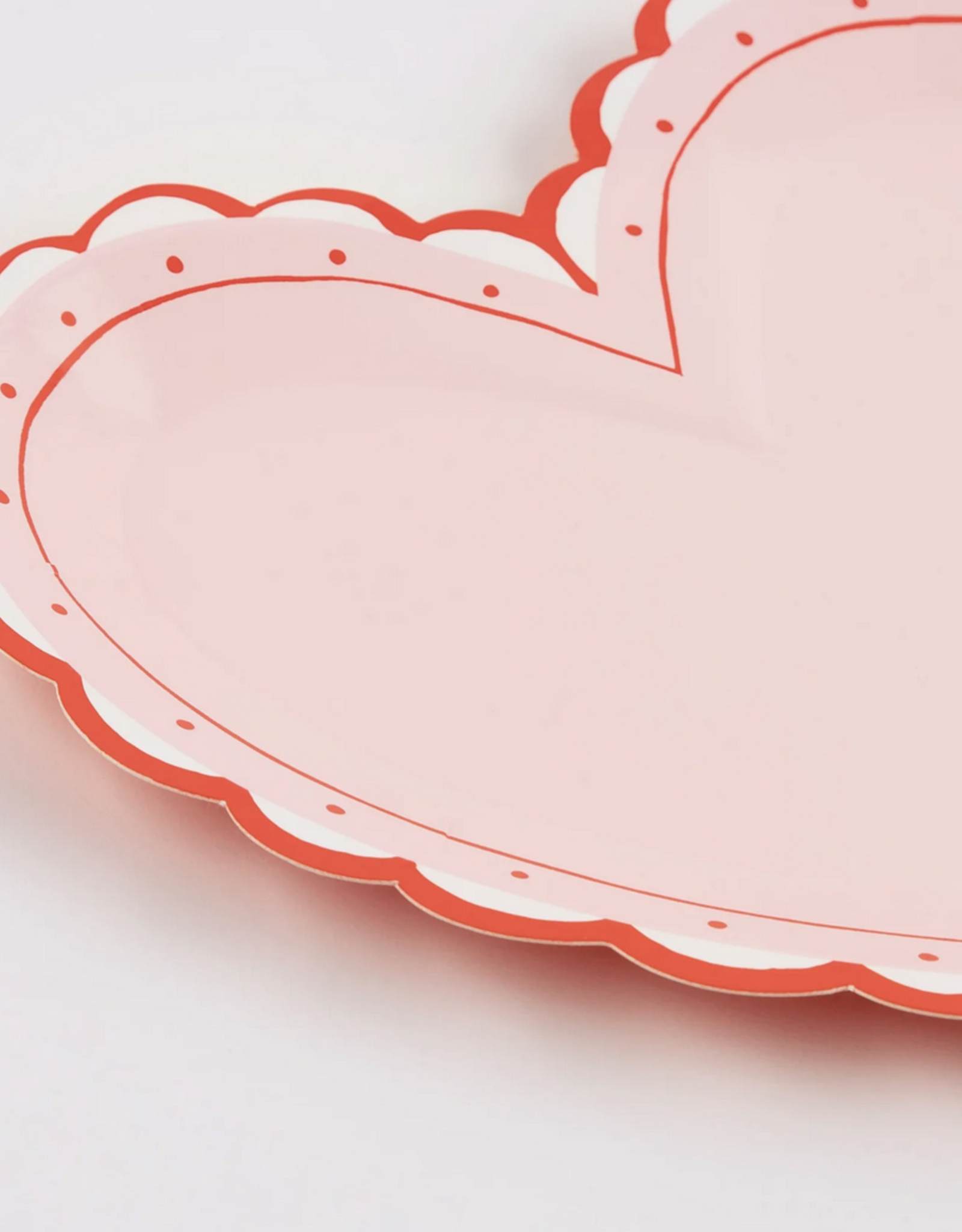 Meri Meri lacy heart large plates