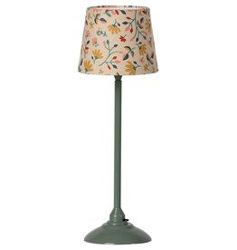 Maileg miniature floor lamp- dark mint